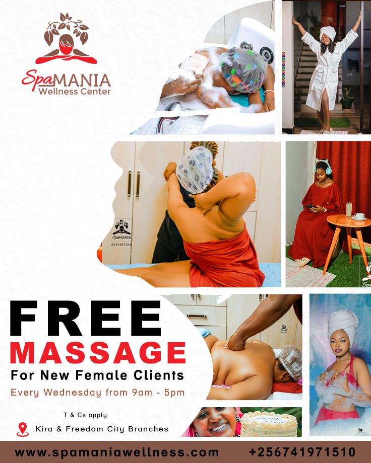 SpaMania promotional graphic design by LeAds Ug